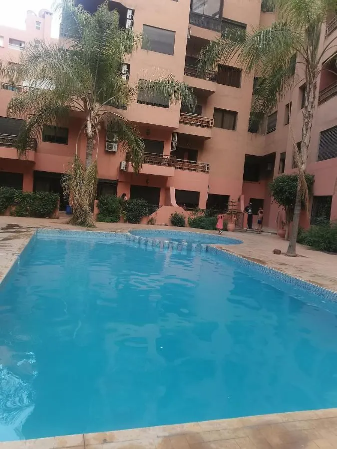 Quiet Apartment With Pool, Gueliz City Center Marakéš